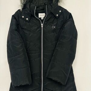 Calvin Klein Black Quilted Jacket